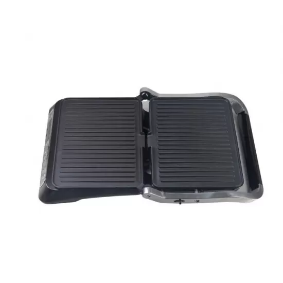 Sandwich maker & grill HAUSBERG HB-538IN, 1850-2200W, Termostat reglabil, Placi acoperite cu granit, Maner din aluminiu, Corp din Inox Sandwich maker & grill HAUSBERG HB-538IN, 1850-2200W, Termostat reglabil, Placi acoperite cu granit, Maner din aluminiu, Corp din Inox