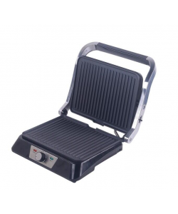 Sandwich maker & grill HAUSBERG HB-538IN, 1850-2200W, Termostat reglabil, Placi acoperite cu granit, Maner din aluminiu, Corp din Inox