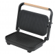 Sandwich-maker Grill HAUSBERG HB-632, 1100-1300 W, Panini, Placi nonaderente, Maner rece, Negru