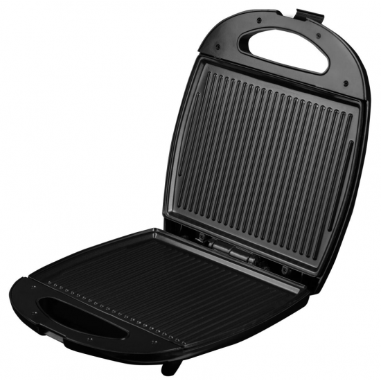 Sandwich Maker Hausberg HB-3522NG, 1200 W , culoare negru, avertizare led, model grill