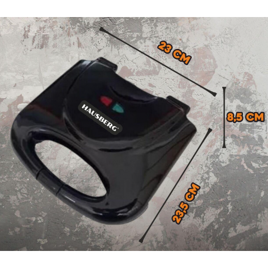 SANDWICH MAKER HB-3510 NEGRU, 700-800W
