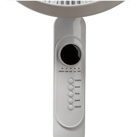Ventilator de Podea 16" BÖHM BF403RC-5B Număr viteze 3, 45W, Reglaj pe inaltime pana la 125 cm, Functie de oscilatie 75°