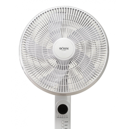 Ventilator de Podea 16" BÖHM BF403RC-5B Număr viteze 3, 45W, Reglaj pe inaltime pana la 125 cm, Functie de oscilatie 75°