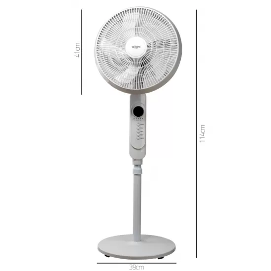 Ventilator de Podea 16" BÖHM BF403RC-5B Număr viteze 3, 45W, Reglaj pe inaltime pana la 125 cm, Functie de oscilatie 75° Ventilator de Podea 16" BÖHM BF403RC-5B Număr viteze 3, 45W, Reglaj pe inaltime pana la 125 cm, Functie de oscilatie 75°