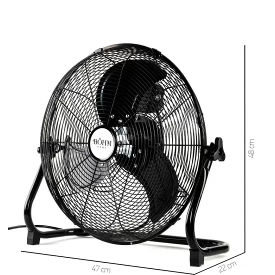 Ventilator de Podea 16" BÖHM BLFF-40 Număr viteze 3 ,90W, Unghi de înclinare reglabil Ventilator de Podea 16" BÖHM BLFF-40 Număr viteze 3 ,90W, Unghi de înclinare reglabil