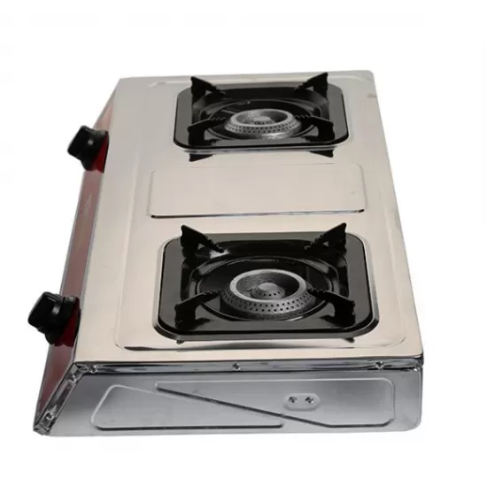 Aragaz cu 2 ochiuri Ertone MN204PRM, Aprindere piezo cu sistem de protective, GPL Butelie, Emailat, Inox Aragaz cu 2 ochiuri Ertone MN204PRM, Aprindere piezo cu sistem de protective, GPL Butelie, Emailat, Inox
