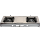 Aragaz cu 2 ochiuri Ertone MN204PRM, Aprindere piezo cu sistem de protective, GPL Butelie, Emailat, Inox