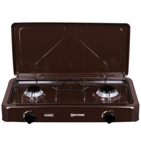 Aragaz, Minigaz 2 arzatoare Ertone ERT-MN 207MR, Emailat