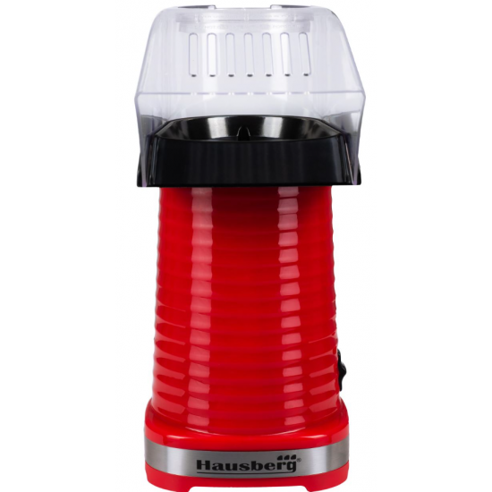 Aparat popcorn Hausberg HB-900RS, 1200 W, Rosu