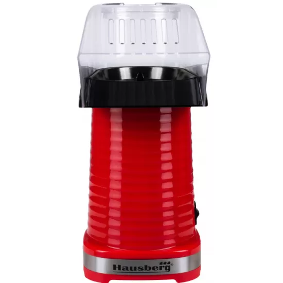 Aparat popcorn Hausberg HB-900RS, 1200 W, Rosu Aparat popcorn Hausberg HB-900RS, 1200 W, Rosu