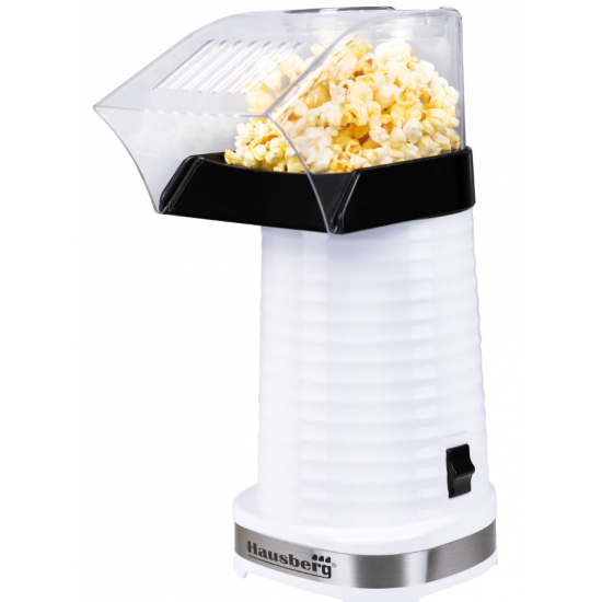 Produs resigilat Aparat popcorn Hausberg HB-900AB, 1200 W, Alb