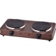 Plita electrica Ertone MN200MR, 1500W, 2 arzatoare, Maro