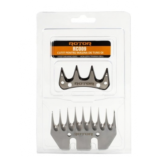 Cuțit pentru mașină de tuns oi ROTOR RC009, Număr dinți 9