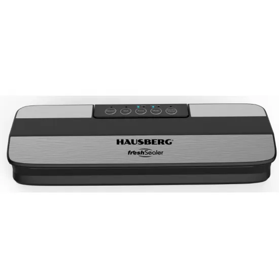 Aparat de vidat HAUSBERG HB-2645NG, 120W, 5 Butoane, Latime maxima 30cm, Capacitate 3,5-4L/min, Negru-Argintiu Aparat de vidat HAUSBERG HB-2645NG, 120W, 5 Butoane, Latime maxima 30cm, Capacitate 3,5-4L/min, Negru-Argintiu