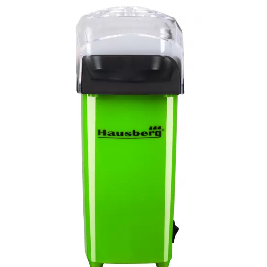 Aparat Popcorn, Hausberg HB910VR 1000 w, jet aer cald, premium, verde Aparat Popcorn, Hausberg HB910VR 1000 w, jet aer cald, premium, verde