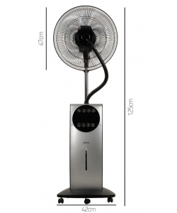 Ventilator cu Pulverizare Apă și Umidificare 16" BÖHM BSP40-ED