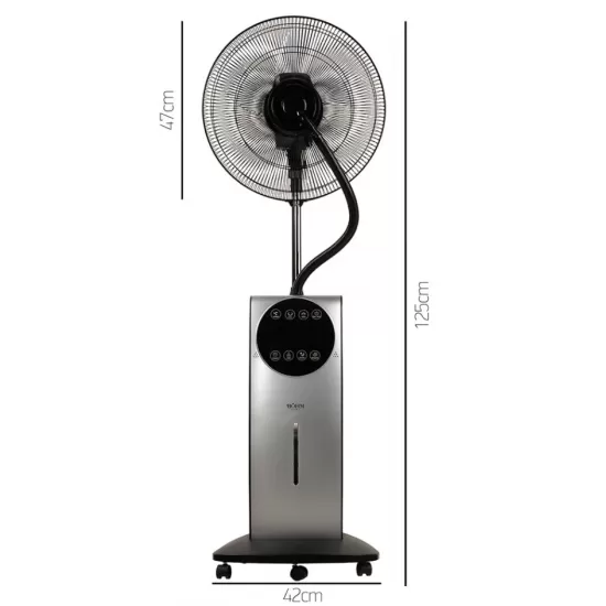 Ventilator cu Pulverizare Apă și Umidificare 16" BÖHM BSP40-ED Ventilator cu Pulverizare Apă și Umidificare 16" BÖHM BSP40-ED