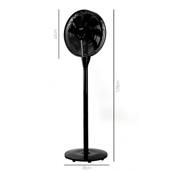 Ventilator de Podea 16" BÖHM BY2316 Număr viteze 8, 25W,Ecran LED, telecomanda