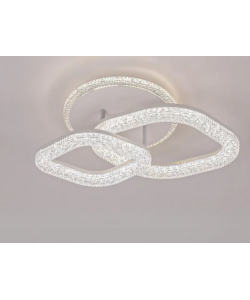 Lustra LED Asgard cu Telecomanda, Lumina Dimabila, Alb