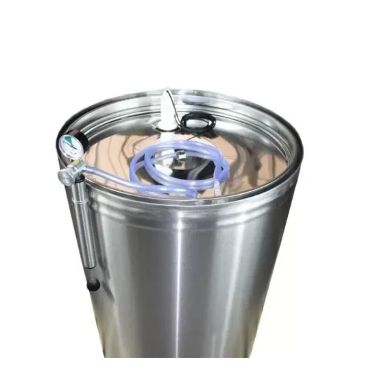 Butoi INOX cu capac flotant 300L Butoi INOX cu capac flotant 300L