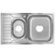 Chiuveta bucatarie Freddo SN9023D, 2 cuve, anticalcar, pentru blat 78x49 cm, cuva dreapta, Inox Chiuveta bucatarie Freddo SN9023D, 2 cuve, anticalcar, pentru blat 78x49 cm, cuva dreapta, Inox
