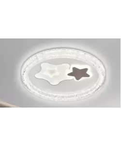 Lustra LED SKYForma Nexen, 160W, lumina Rece/Calda/Neutra, Negru Lustra LED SKYForma Nexen, 160W, lumina Rece/Calda/Neutra, Negru