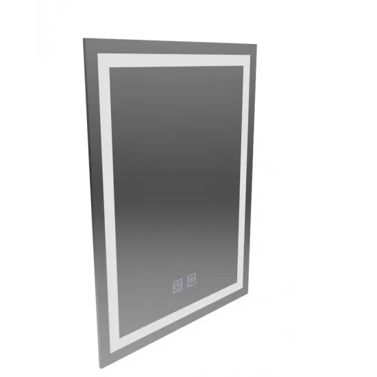 Oglinda LED Rectangulara, 60x80cm, Edge LUMINOUS Touch, Sistem Dezaburire, Dimabila Oglinda LED Rectangulara, 60x80cm, Edge LUMINOUS Touch, Sistem Dezaburire, Dimabila