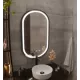 Oglinda LED Senzor Helmut Sistem Dezaburire, Ceas si Temperatura 50x80 cm Rama Negru Brushed Marcello Funghi Oglinda LED Senzor Helmut Sistem Dezaburire, Ceas si Temperatura 50x80 cm Rama Negru Brushed Marcello Funghi