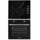 Pachet Incorporabil Hausberg Cuptor electric HB-8051NG, Clasa A, 76L, 2000W, Negru, Plita HB-563NG, 4 arzatoare, Gaz, Sticla Pachet Incorporabil Hausberg Cuptor electric HB-8051NG, Clasa A, 76L, 2000W, Negru, Plita HB-563NG, 4 arzatoare, Gaz, Sticla