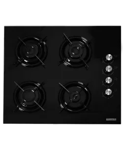 Pachet Incorporabil Hausberg Cuptor electric HB-8051NG, Clasa A, 76L, 2000W, Negru, Plita HB-563NG, 4 arzatoare, Gaz, Sticla