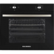 Pachet Incorporabil Hausberg Cuptor electric HB-8051NG, Clasa A, 76L, 2000W, Negru, Plita HB-563NG, 4 arzatoare, Gaz, Sticla