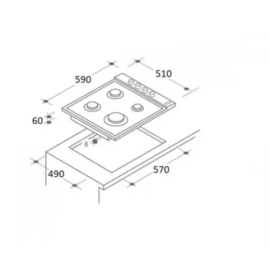Pachet Incorporabil Hausberg Cuptor electric HB-8051NG, Clasa A, 76L, 2000W, Negru, Plita HB-563NG, 4 arzatoare, Gaz, Sticla Pachet Incorporabil Hausberg Cuptor electric HB-8051NG, Clasa A, 76L, 2000W, Negru, Plita HB-563NG, 4 arzatoare, Gaz, Sticla