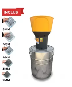 MOARA DE CEREALE HOLZ MILL 50L GRI - galeata metalica MOARA DE CEREALE HOLZ MILL 50L GRI - galeata metalica