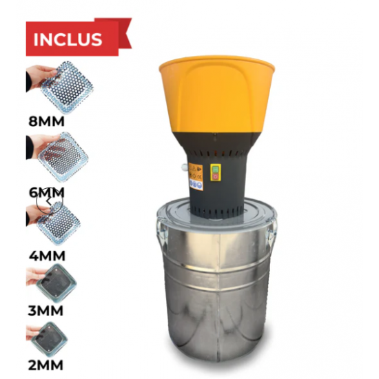 MOARA DE CEREALE HOLZ MILL 50L GRI - galeata metalica