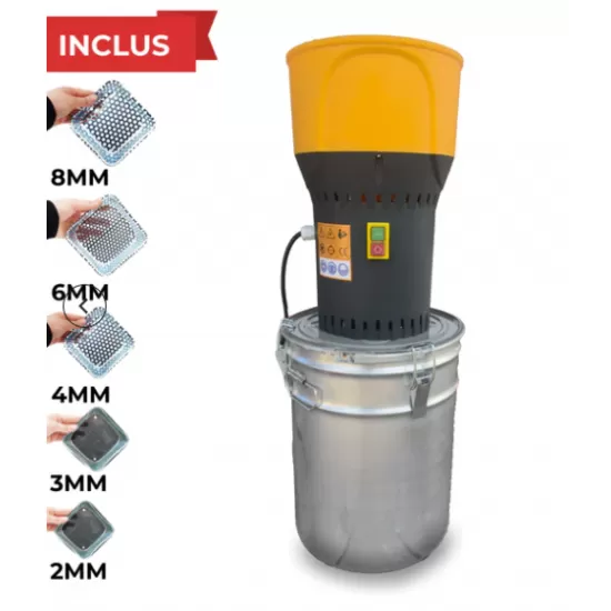 MOARA DE CEREALE HOLZ MILL 25L GRI - galeata metalica MOARA DE CEREALE HOLZ MILL 25L GRI - galeata metalica
