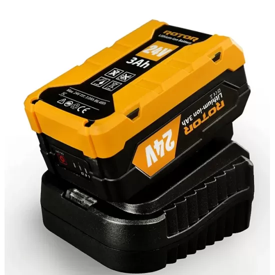 Drujbă pe acumulator ROTOR RBS1201 24V / 3Ah, 6500 rpm Drujbă pe acumulator ROTOR RBS1201 24V / 3Ah, 6500 rpm