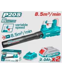 SUFLANTA 8.5m3/min LI-ION - 20V (INCLUDE 2 ACUMULATORI SI 1 INCARCATOR) TOTAL SUFLANTA 8.5m3/min LI-ION - 20V (INCLUDE 2 ACUMULATORI SI 1 INCARCATOR) TOTAL