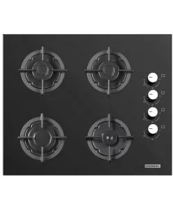 Pachet Incorporabil Cuptor electric Hausberg HB-8051NG, Clasa A, 76L, 2000W, Negru, Plita incorporabila HB-567NG, Gaz, 4 arzatoare, Sistem de siguranta GAZ, Gratar din fonta, Material Sticla, Negru