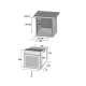 Pachet Incorporabil Cuptor electric Hausberg HB-8051NG, Clasa A, 76L, 2000W, Negru, Plita incorporabila HB-567NG, Gaz, 4 arzatoare, Sistem de siguranta GAZ, Gratar din fonta, Material Sticla, Negru