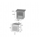Pachet incorporabil Hausberg Cuptor electric HB-8053IN, Clasa A, 71L, 2225W, Negru/Inox, Plita Incorporabila HB-555, 4 arzatoare, Gaz, Inox, Hota incorporabila decorativa HB-1220, Putere de absorbtie 450 m3/h, 2 motoare, 60 cm, Inox