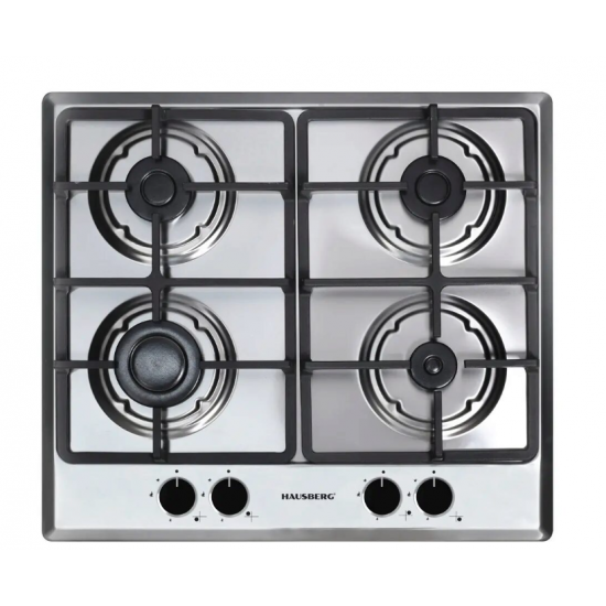 Pachet incorporabil Hausberg HB-8051NG, electric, 2000 W, 76 l, 4 functii, plita HB-555, aprindere electrica, gaz, 4 arzatoare, sistem siguranta, hota decorativa HB-1260NG, 400 m3/h, 1 motor, 60 cm, Clasa A, Negru