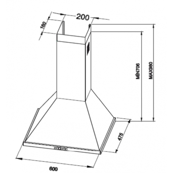 Pachet incorporabil Hausberg HB-8051NG, electric, 2000 W, 76 l, 4 functii, plita HB-555, aprindere electrica, gaz, 4 arzatoare, sistem siguranta, hota decorativa HB-1260NG, 400 m3/h, 1 motor, 60 cm, Clasa A, Negru
