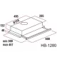 Hota incorporabila telescopica Hausberg HB 1280, Putere de absorbtie 280m3/h, 1 motor, 60 cm Hota incorporabila telescopica Hausberg HB 1280, Putere de absorbtie 280m3/h, 1 motor, 60 cm