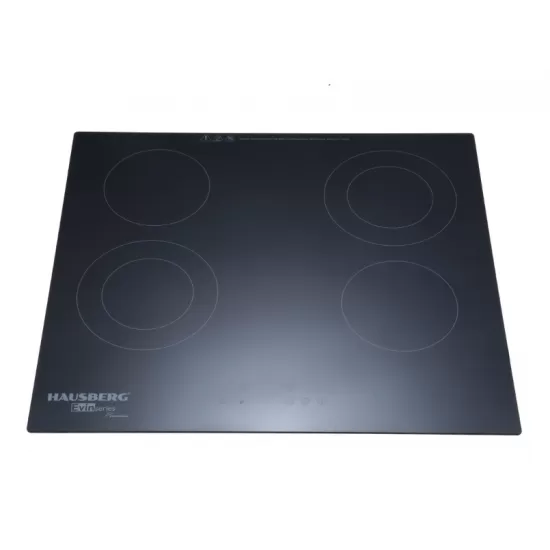 Plita incorporabila HAUSBERG HB-1537, Vitroceramica, 4 zone de gatit, 9 trepte de putere, 3200 W, Touch control, Timer, Sticla Neagra Plita incorporabila HAUSBERG HB-1537, Vitroceramica, 4 zone de gatit, 9 trepte de putere, 3200 W, Touch control, Timer, Sticla Neagra