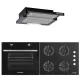 Pachet incorporabil HAUSBERG Cuptor HB-8051NG, Electric, 2000 W, 76 l, 4 Functii, Clasa A, Plita HB-567NG, Gaz, 4 arzatoare, Sistem de siguranta GAZ, Gratar din fonta, Sticla, Hota telescopica HB-1285NG, 420 m3/h, 2 motoare, 60 cm, Negru Pachet incorporabil HAUSBERG Cuptor HB-8051NG, Electric, 2000 W, 76 l, 4 Functii, Clasa A, Plita HB-567NG, Gaz, 4 arzatoare, Sistem de siguranta GAZ, Gratar din fonta, Sticla, Hota telescopica HB-1285NG, 420 m3/h, 2 motoare, 60 cm, Negru
