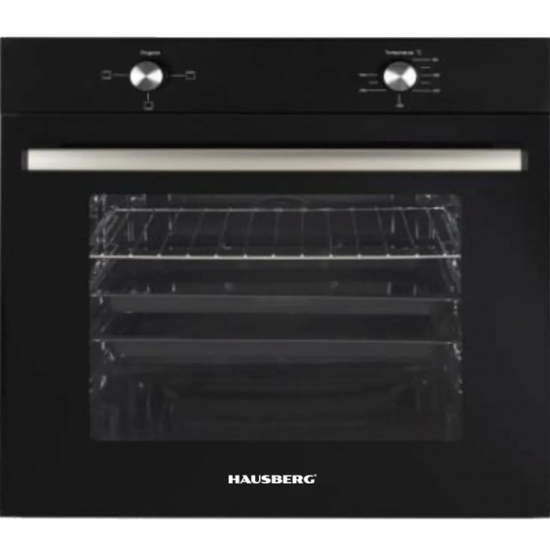 Pachet incorporabil HAUSBERG Cuptor HB-8051NG, Electric, 2000 W, 76 l, 4 Functii, Clasa A, Plita HB-567NG, Gaz, 4 arzatoare, Sistem de siguranta GAZ, Gratar din fonta, Sticla, Hota telescopica HB-1285NG, 420 m3/h, 2 motoare, 60 cm, Negru