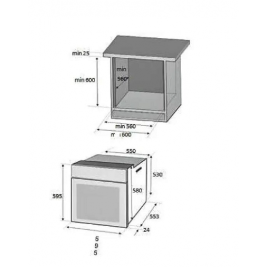 Pachet incorporabil HAUSBERG Cuptor HB-8051NG, Electric, 2000 W, 76 l, 4 Functii, Clasa A, Plita HB-567NG, Gaz, 4 arzatoare, Sistem de siguranta GAZ, Gratar din fonta, Sticla, Hota telescopica HB-1285NG, 420 m3/h, 2 motoare, 60 cm, Negru