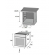 Pachet incorporabil HAUSBERG Cuptor HB-8051NG, Electric, 2000 W, 76 l, 4 Functii, Clasa A, Plita HB-567NG, Gaz, 4 arzatoare, Sistem de siguranta GAZ, Gratar din fonta, Sticla, Hota telescopica HB-1285NG, 420 m3/h, 2 motoare, 60 cm, Negru