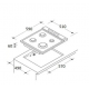Pachet incorporabil HAUSBERG Cuptor HB-8051NG, Electric, 2000 W, 76 l, 4 Functii, Clasa A, Plita HB-567NG, Gaz, 4 arzatoare, Sistem de siguranta GAZ, Gratar din fonta, Sticla, Hota telescopica HB-1285NG, 420 m3/h, 2 motoare, 60 cm, Negru