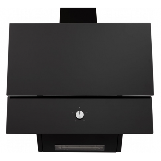 Hota Incorporabila decorativa Hausberg HB-2285NG, 163W , Filtru aluminiu, Putere de absorbtie maxim 650 m3/h, 60 cm, Negru
